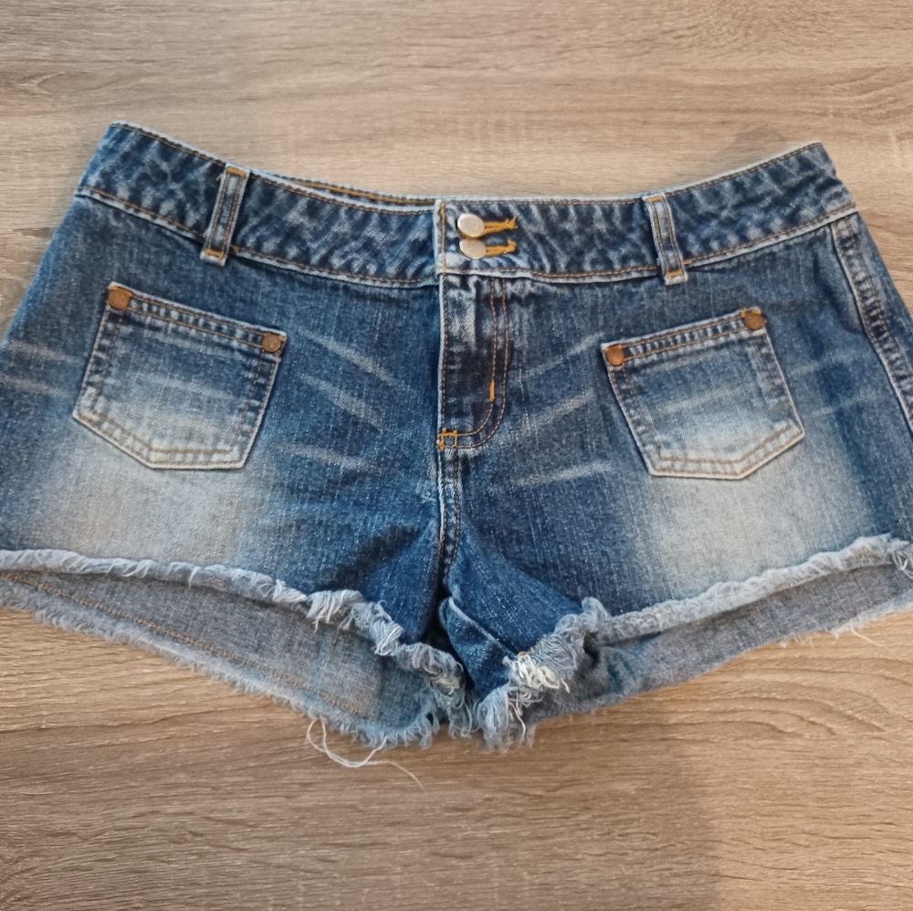 Blue Asphalt Short Shorts Size 7 Pockets in Front